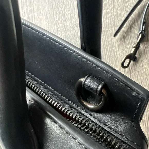 Coach Andrew carryall satchel in black - Picture 8 of 12